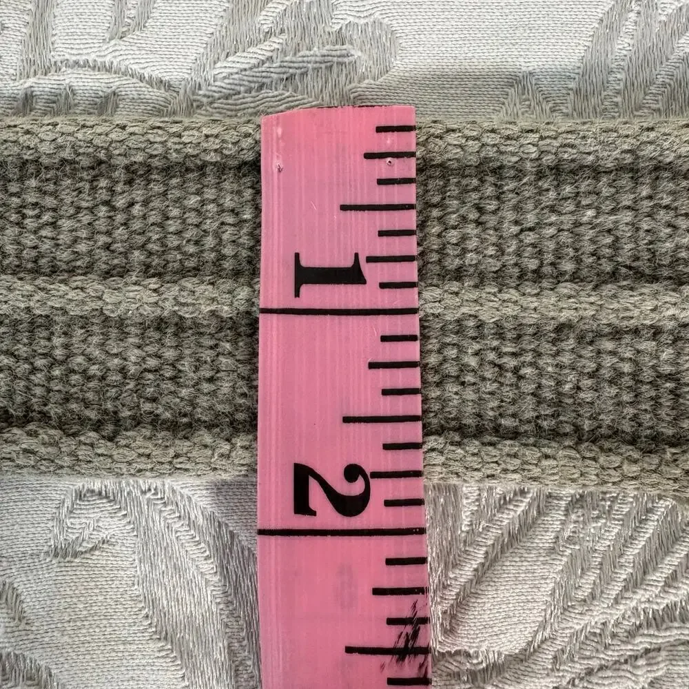 COTTON CANVAS Belt Unisex Pistachio Green Sz L Masculine Androgynous Work Wear